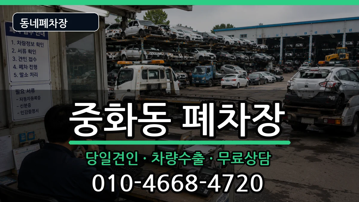 서울특별시중랑구중화동 폐차 차량 처리 안내 이미지 1