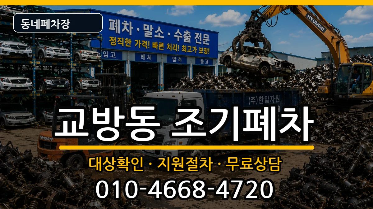 경상남도창원시마산합포구교방동 조기폐차 차량 처리 안내 이미지 1
