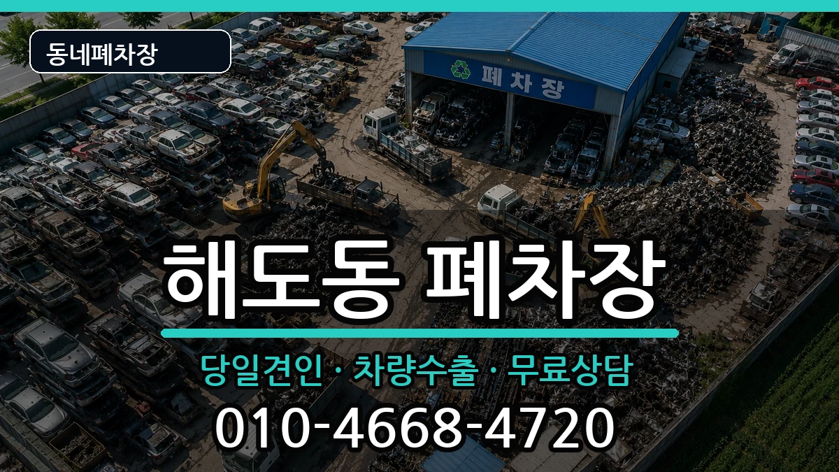 경상북도포항시남구해도동  폐차 질문형
