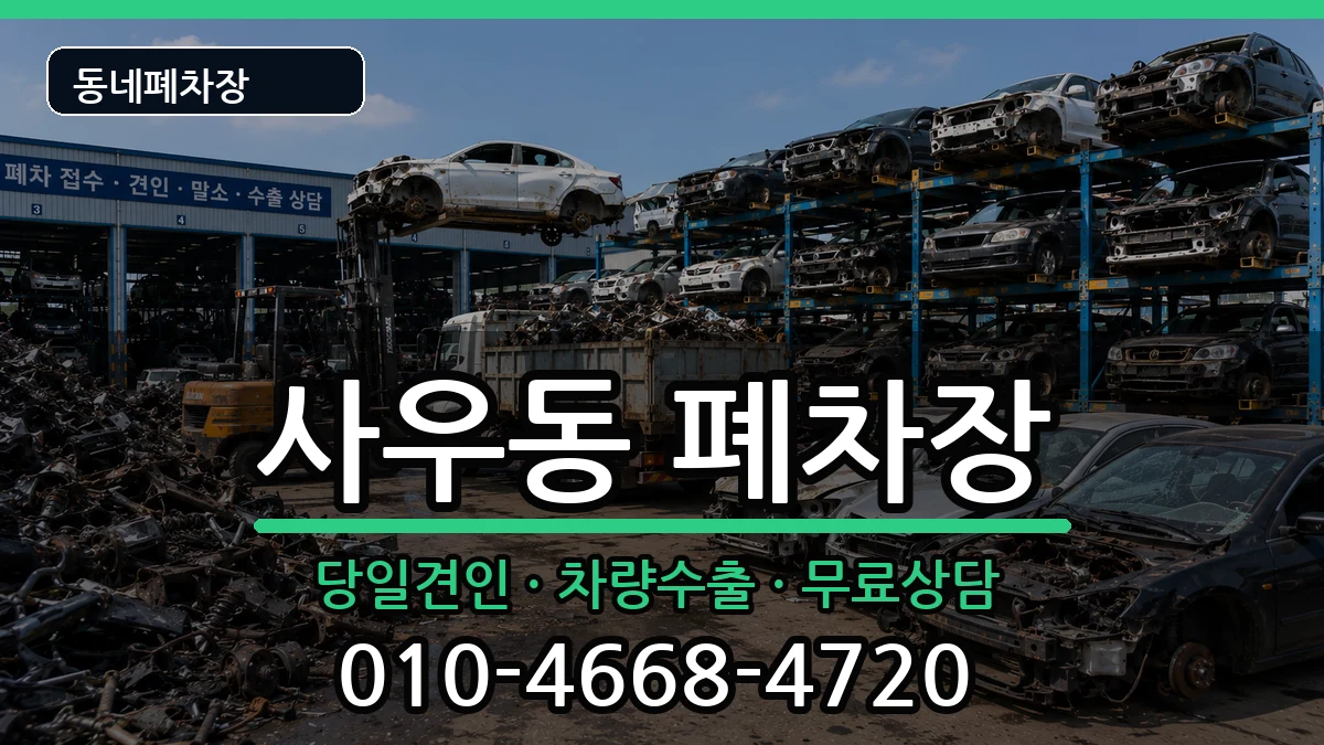 경기도김포시사우동  폐차 비용형