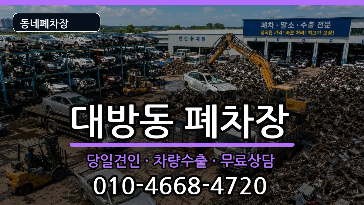 서울특별시동작구대방동 폐차 서울특별시동작구대방동 폐차 차량 처리 안내 이미지 2