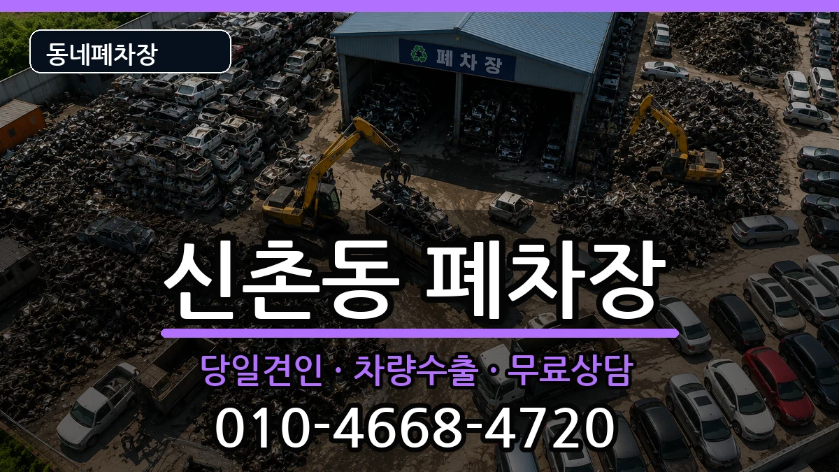 경기도안양시동안구신촌동 폐차 경기도안양시동안구신촌동 폐차 차량 처리 안내 이미지 1