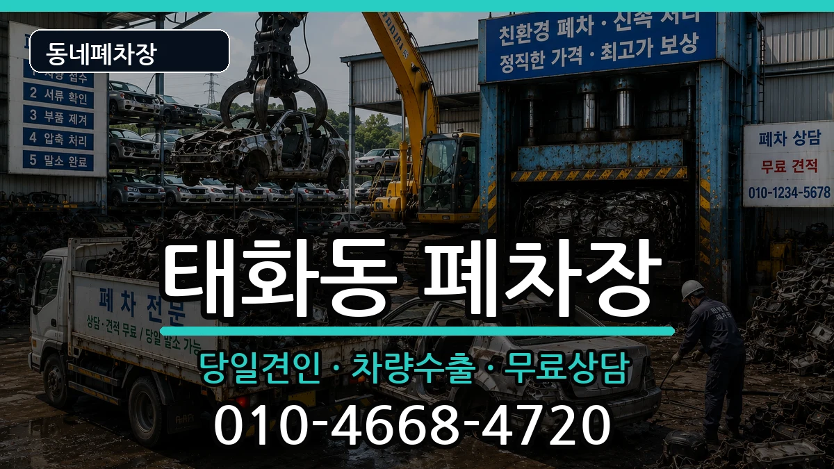 울산광역시중구태화동 폐차 울산광역시중구태화동 폐차 차량 처리 안내 이미지 3