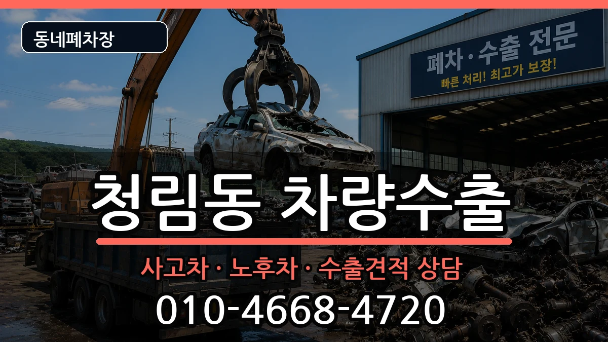 서울특별시관악구청림동 차량수출 차량 처리 안내 이미지 3