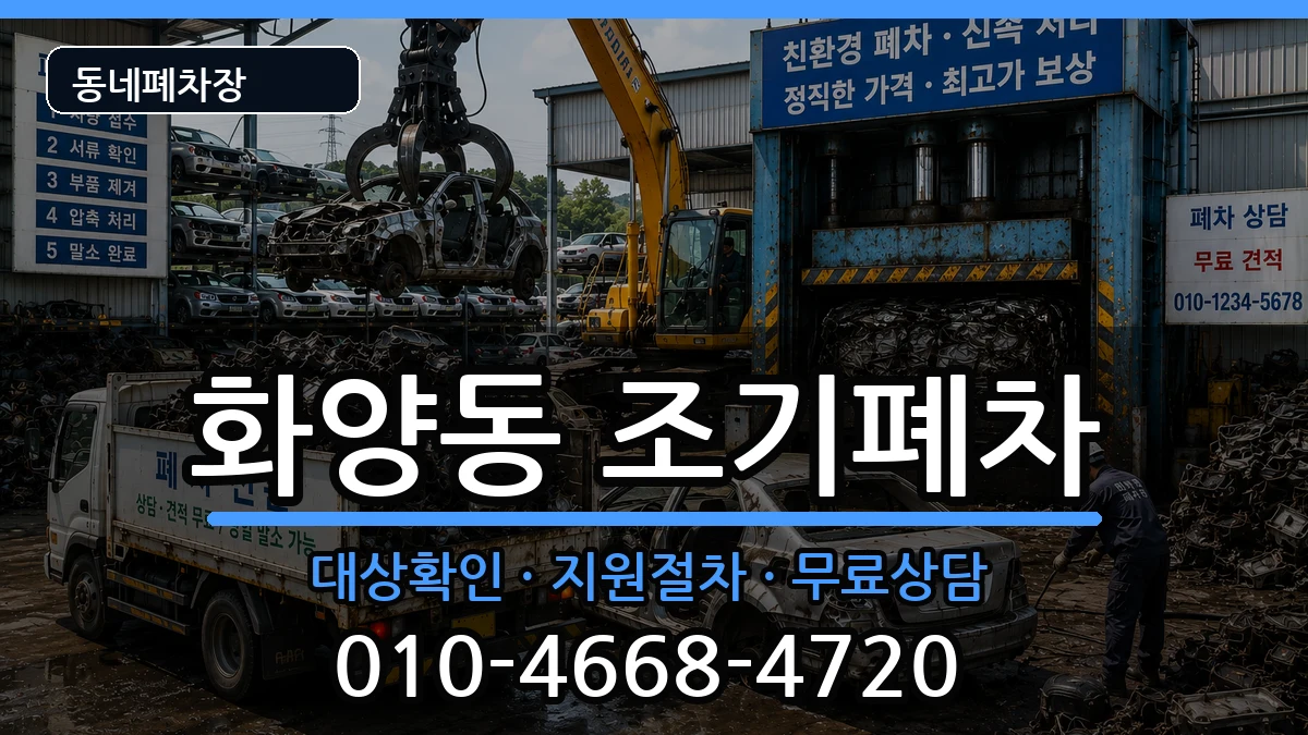 서울특별시광진구화양동 조기폐차 차량 처리 안내 이미지 3