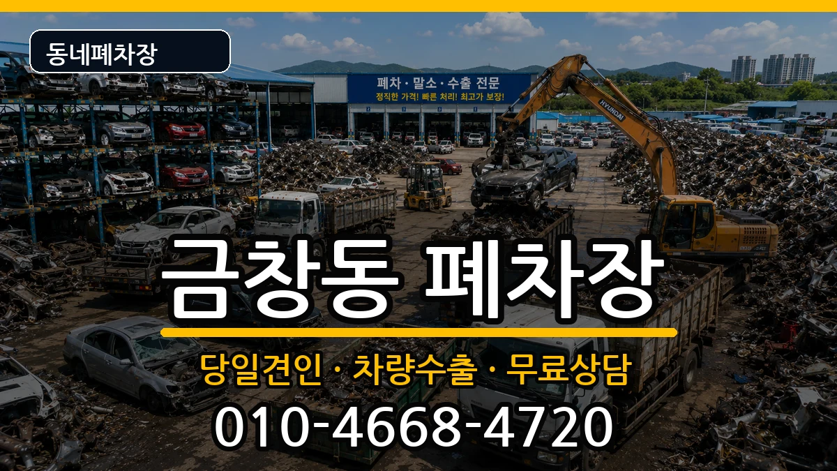 인천광역시동구금창동  폐차 비용형