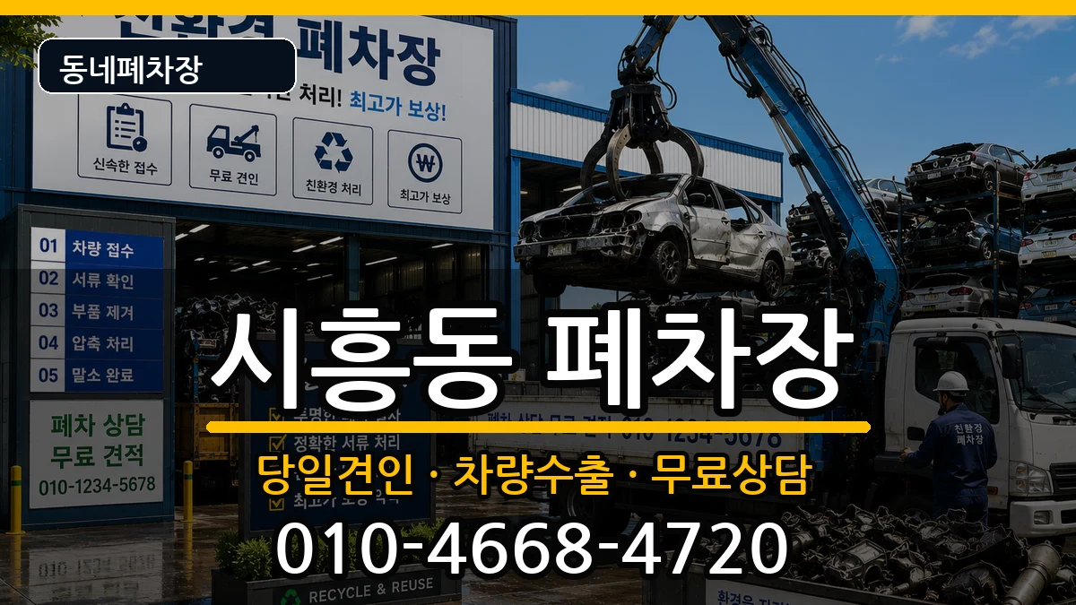 서울특별시금천구시흥동 폐차 차량 처리 안내 이미지 2