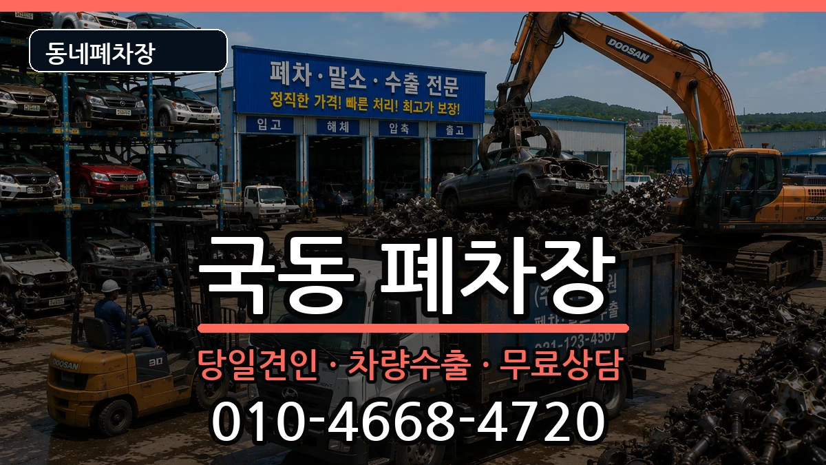 전라남도여수시국동 폐차 전라남도여수시국동 폐차 차량 처리 안내 이미지 1