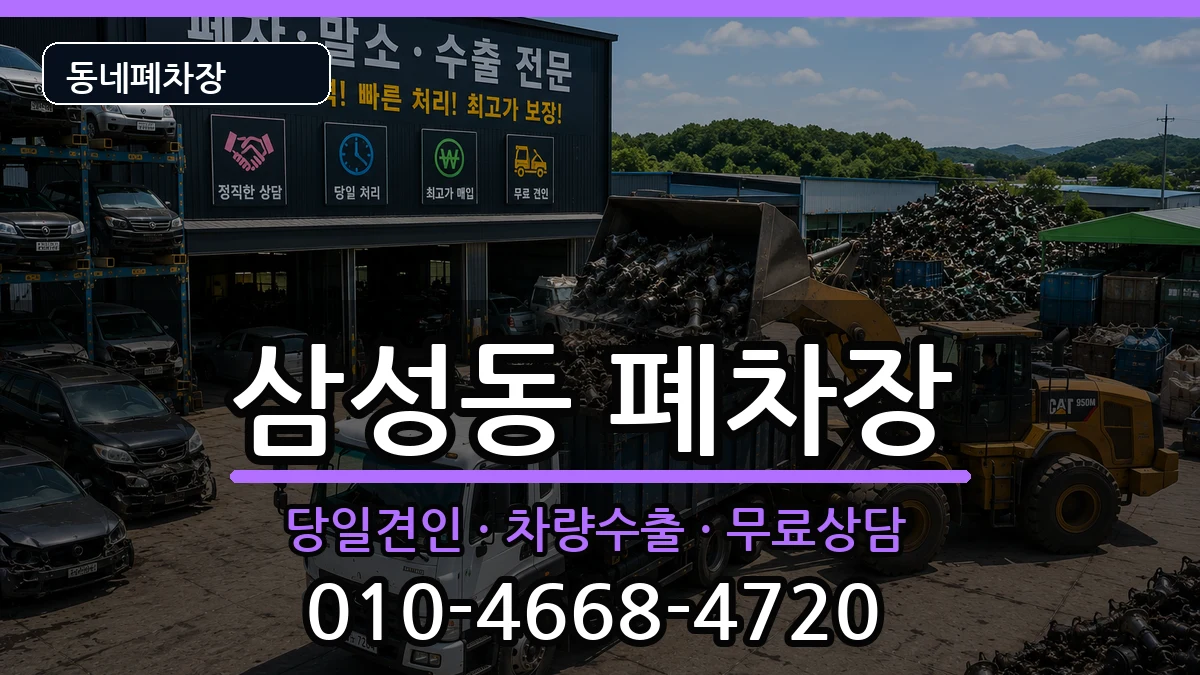 경상남도양산시삼성동  폐차 절차형