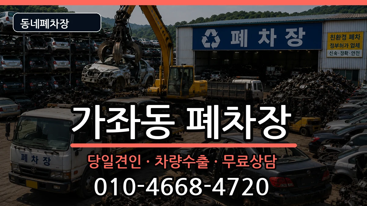 경기도고양시일산서구가좌동 폐차 경기도고양시일산서구가좌동 폐차 차량 처리 안내 이미지 1