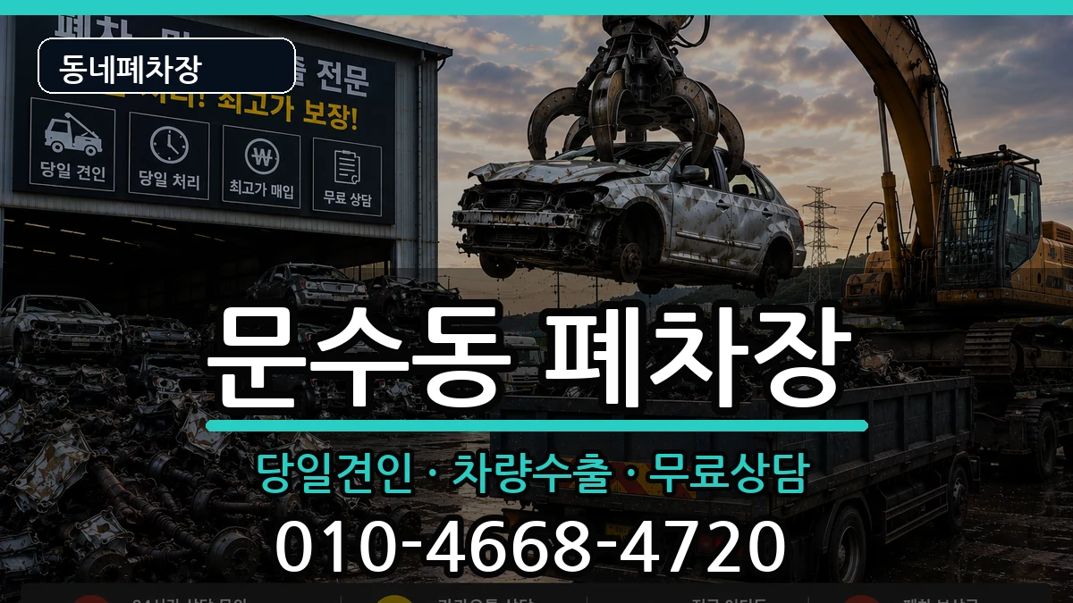 전라남도여수시문수동 폐차 차량 처리 안내 이미지 2