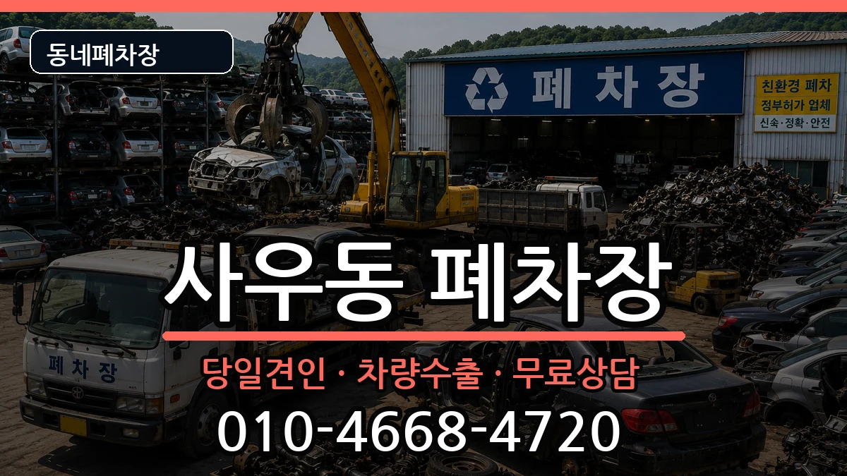 경기도김포시사우동 폐차 경기도김포시사우동 폐차 차량 처리 안내 이미지 1