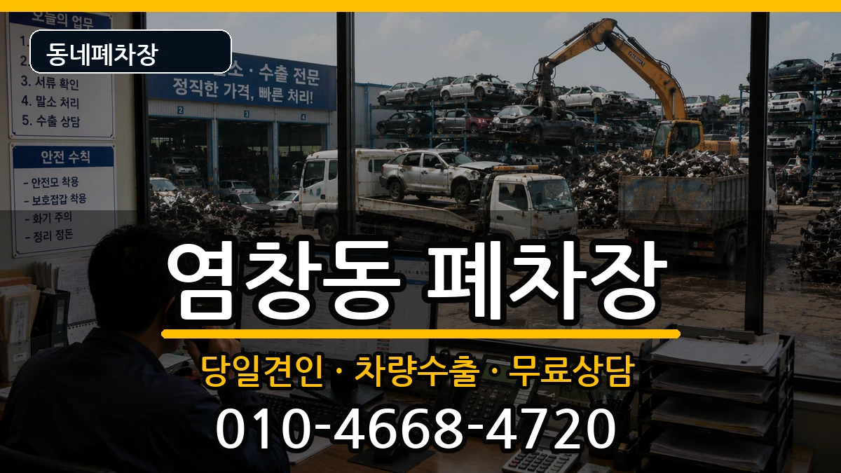 서울특별시강서구염창동  폐차 비용형