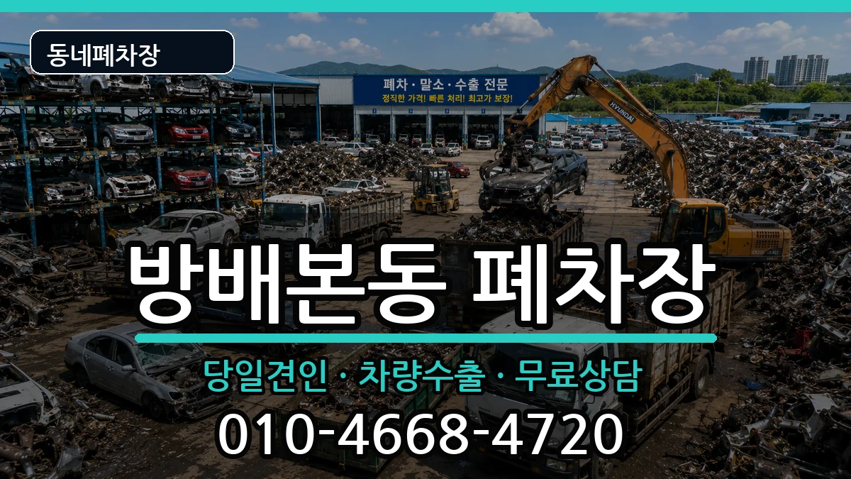 서울특별시서초구방배본동 폐차 서울특별시서초구방배본동 폐차 차량 처리 안내 이미지 2