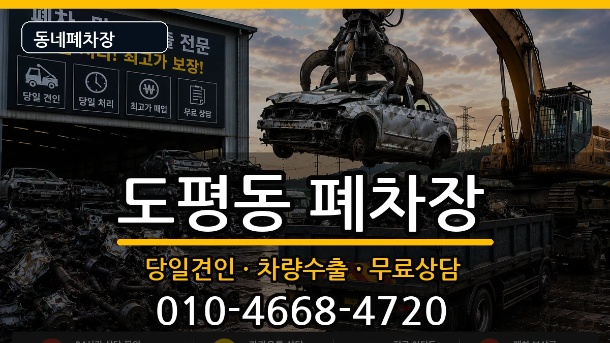 대구광역시동구도평동  폐차 사례형