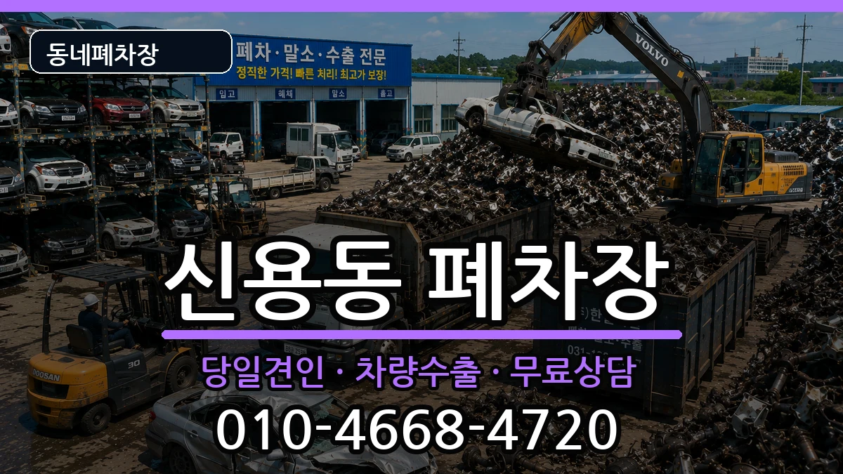 광주광역시북구신용동  폐차 비용형