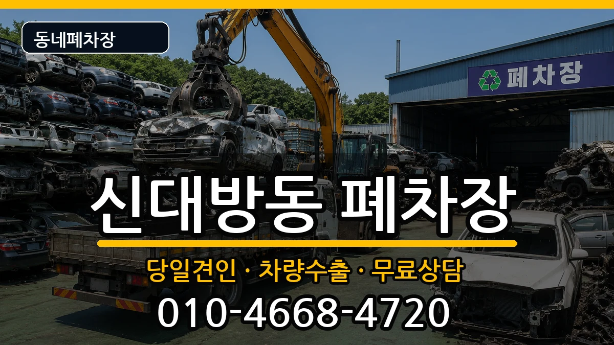 서울특별시동작구신대방동 폐차 서울특별시동작구신대방동 폐차 차량 처리 안내 이미지 2
