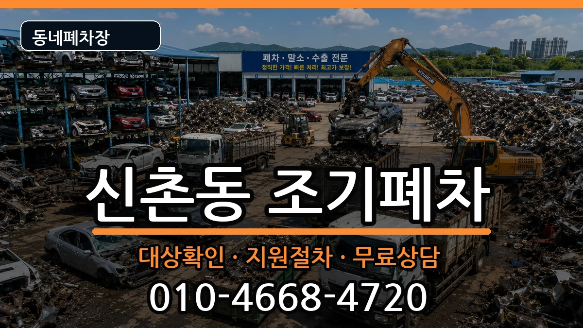 서울특별시서대문구신촌동 조기폐차 차량 처리 안내 이미지 3