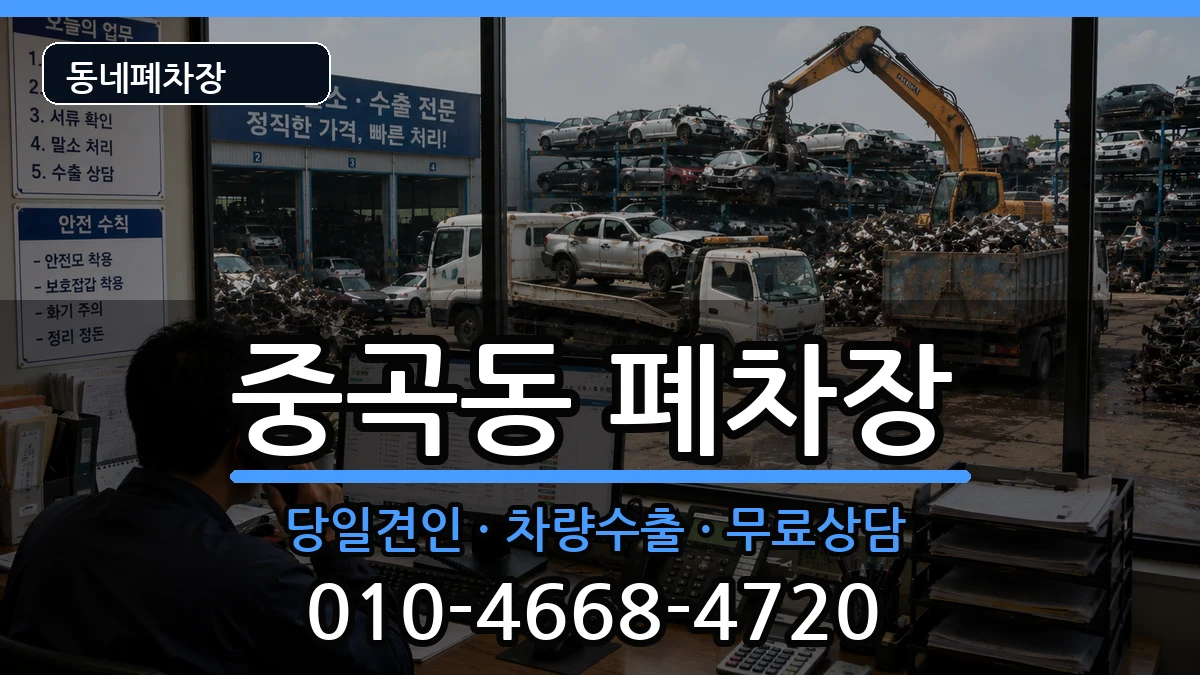 서울특별시광진구중곡동 폐차 차량 처리 안내 이미지 3
