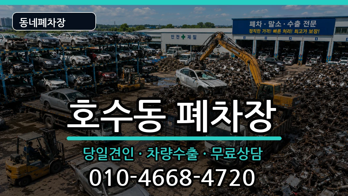 경기도안산시단원구호수동  폐차 비용형