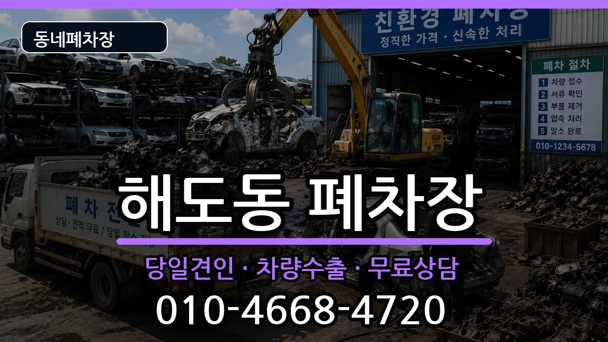 경상북도포항시남구해도동 폐차 경상북도포항시남구해도동 폐차 차량 처리 안내 이미지 2