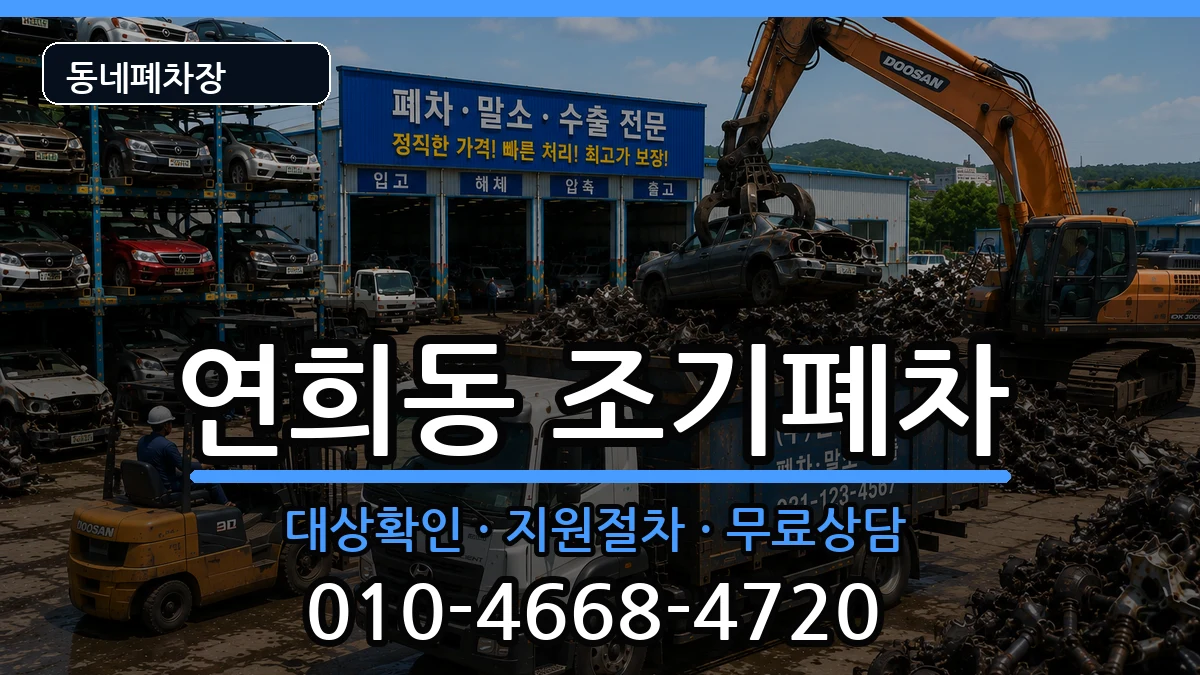인천광역시서구연희동  조기폐차 절차형