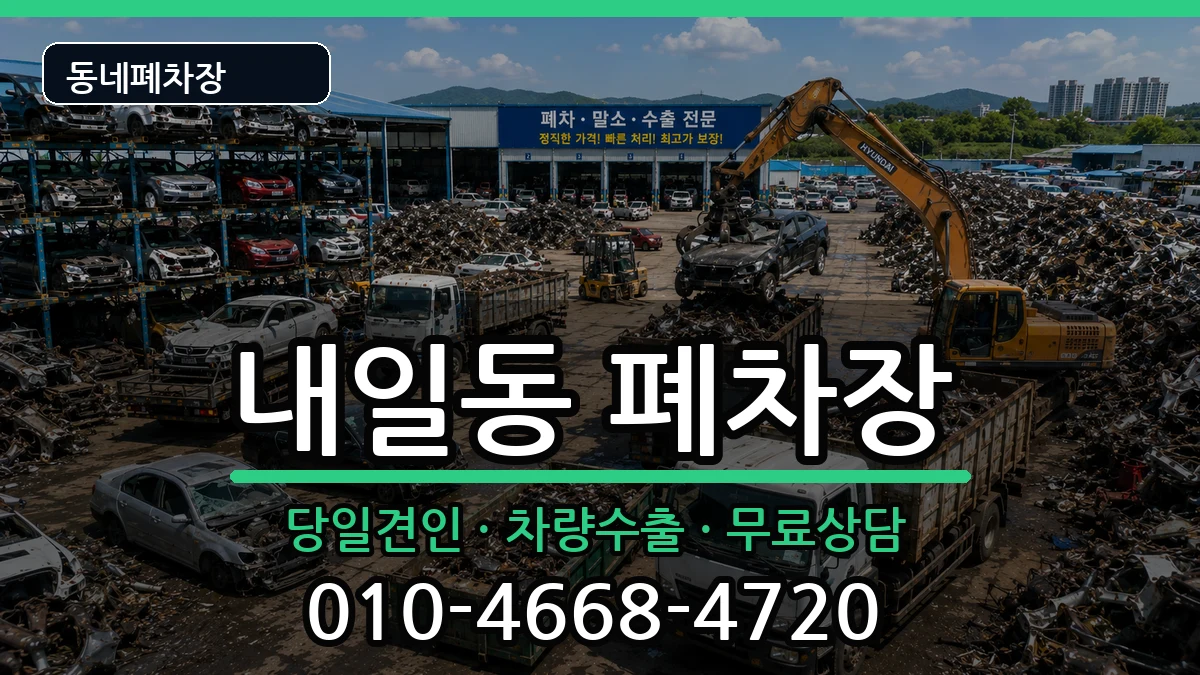 경상남도밀양시내일동 폐차 차량 처리 안내 이미지 1