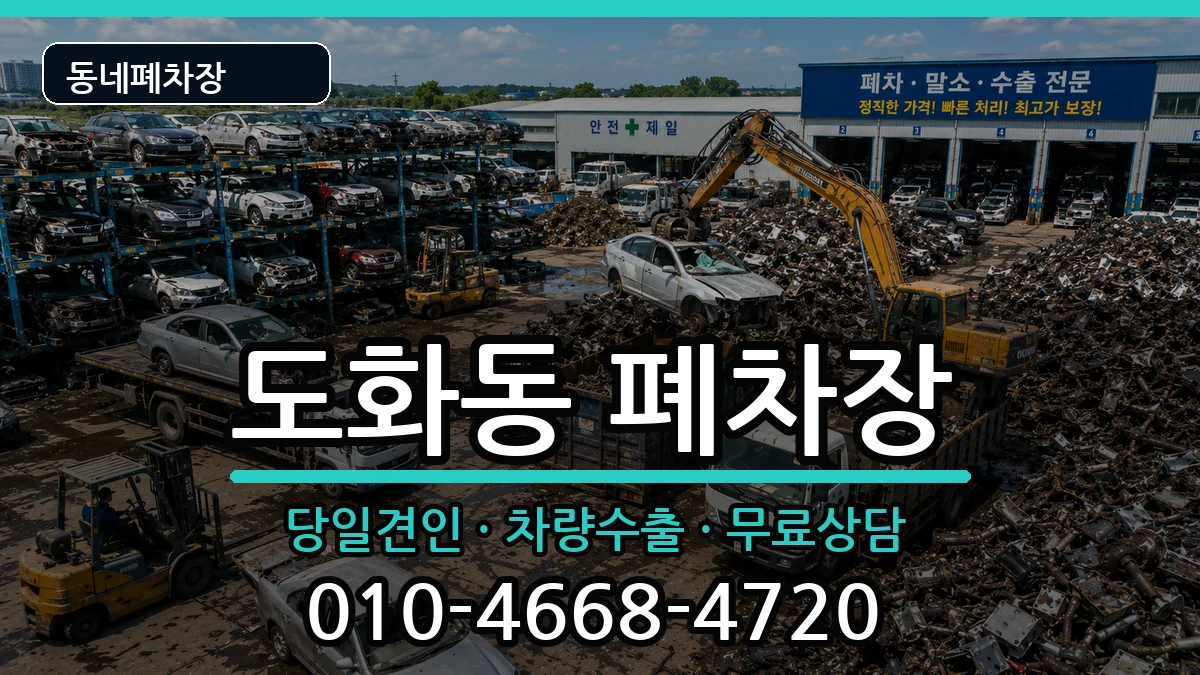 서울특별시마포구도화동  폐차 비용형