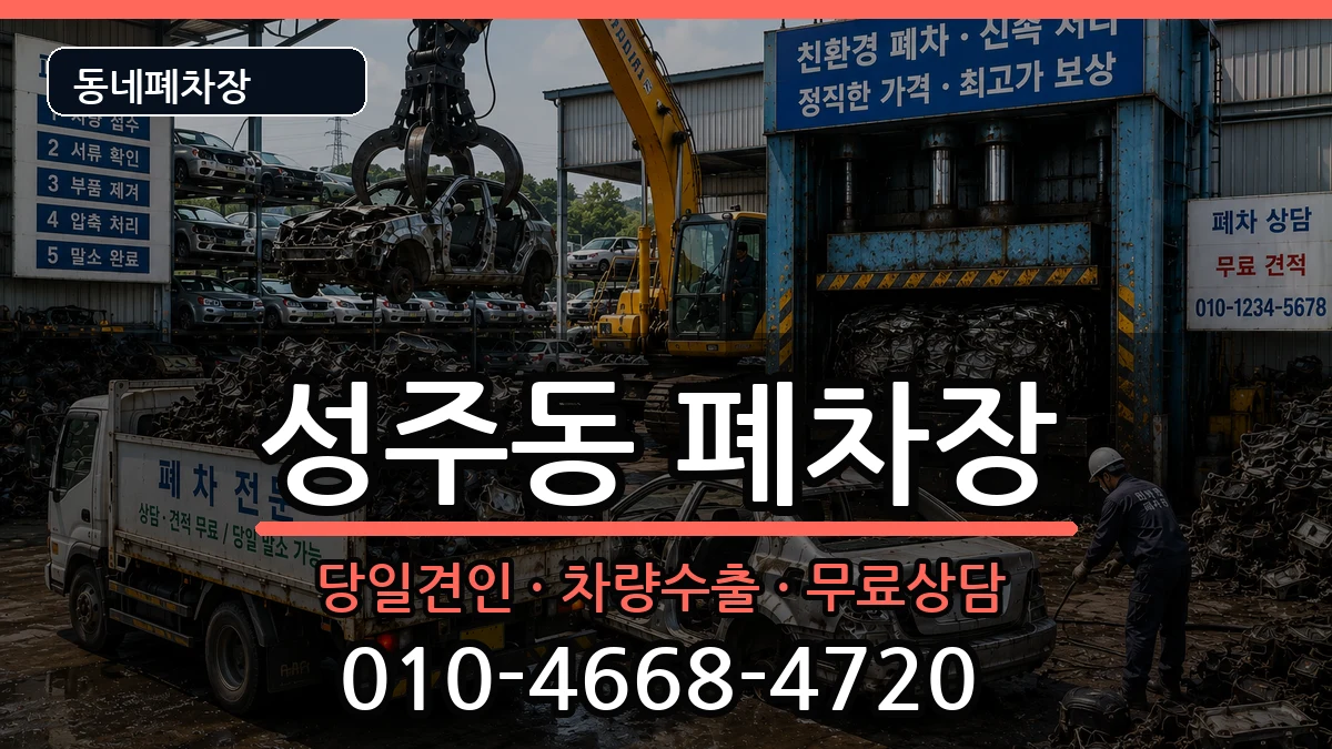 경상남도창원시성산구성주동  폐차 지역형