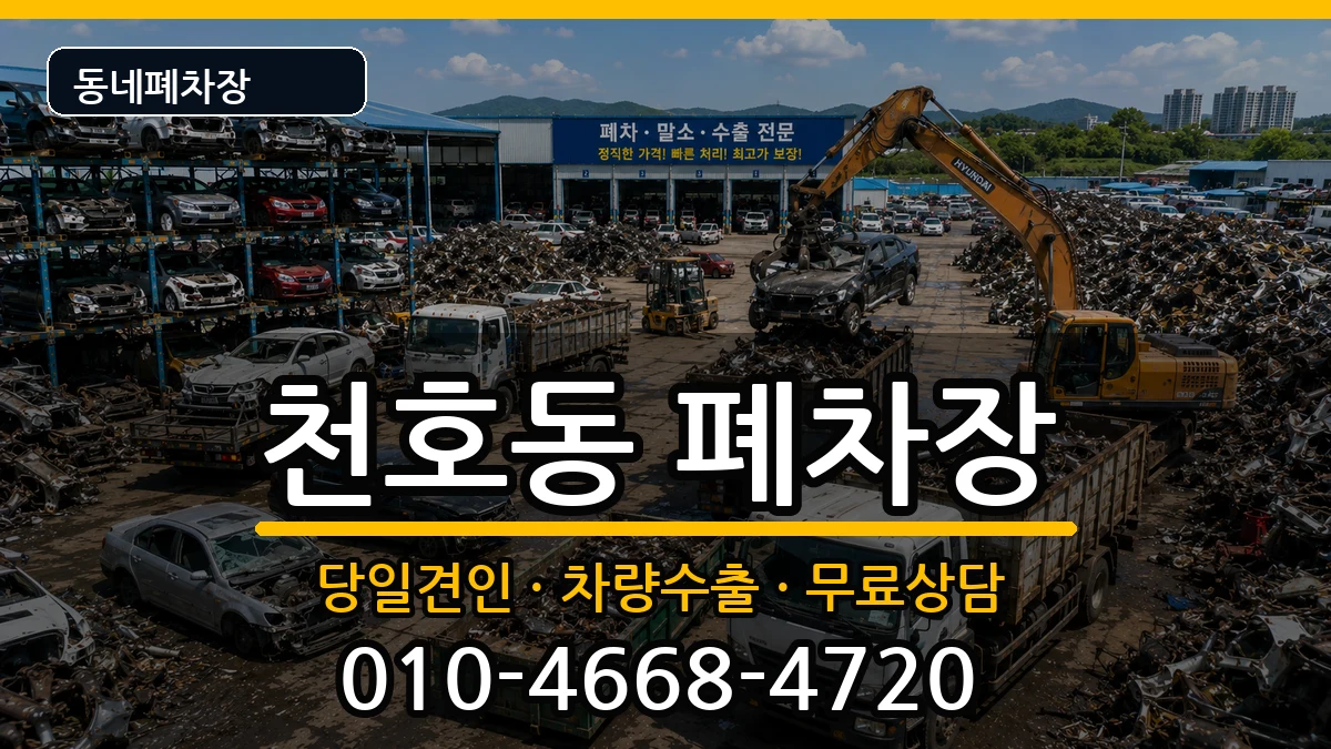 서울특별시강동구천호동 폐차 서울특별시강동구천호동 폐차 차량 처리 안내 이미지 2