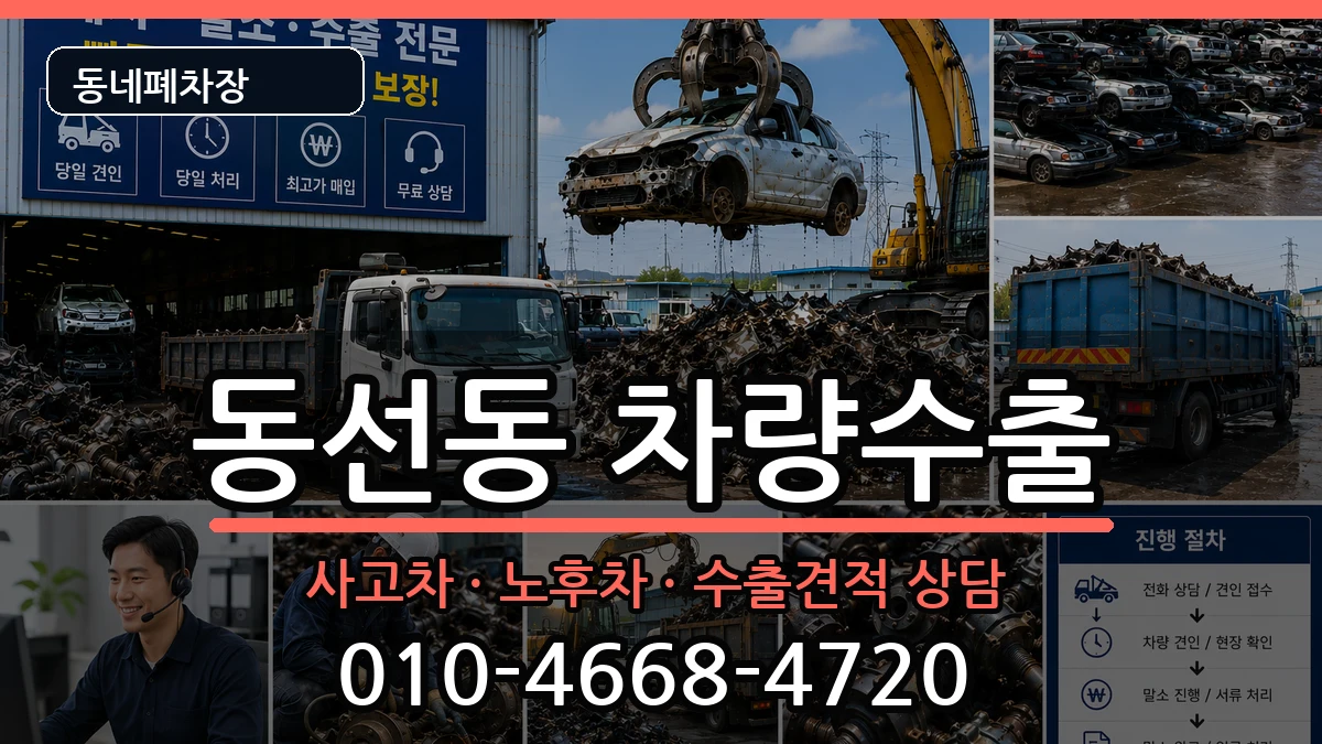 서울특별시성북구동선동  차량수출 비교형