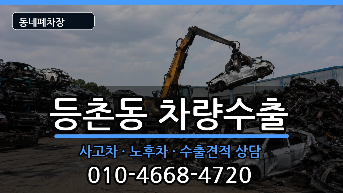 서울특별시강서구등촌동 차량수출 차량 처리 안내 이미지 2