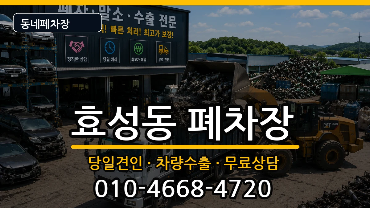 인천광역시계양구효성동  폐차 절차형