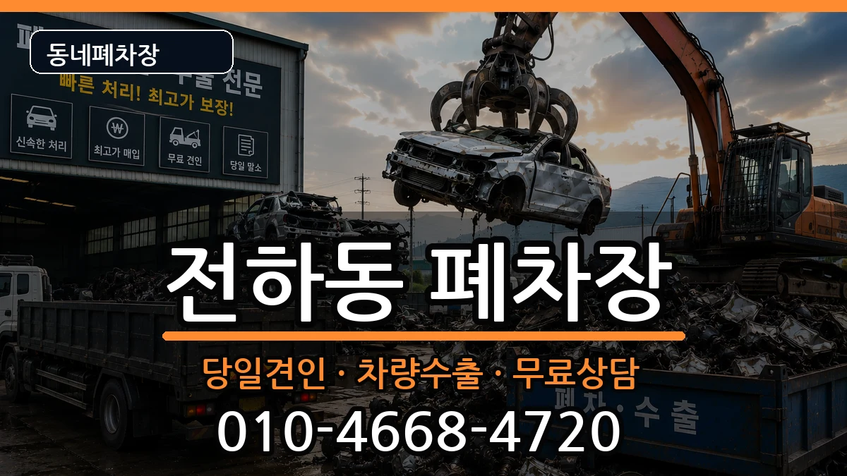 울산광역시동구전하동 폐차 울산광역시동구전하동 폐차 차량 처리 안내 이미지 3