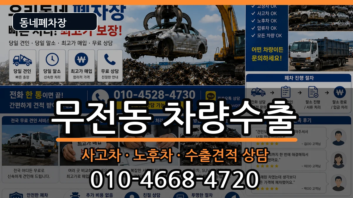 경상남도통영시무전동 차량수출 차량 처리 안내 이미지 3