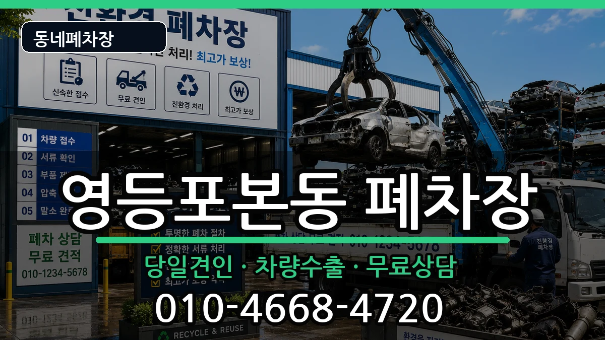 서울특별시영등포구영등포본동  폐차 FAQ형