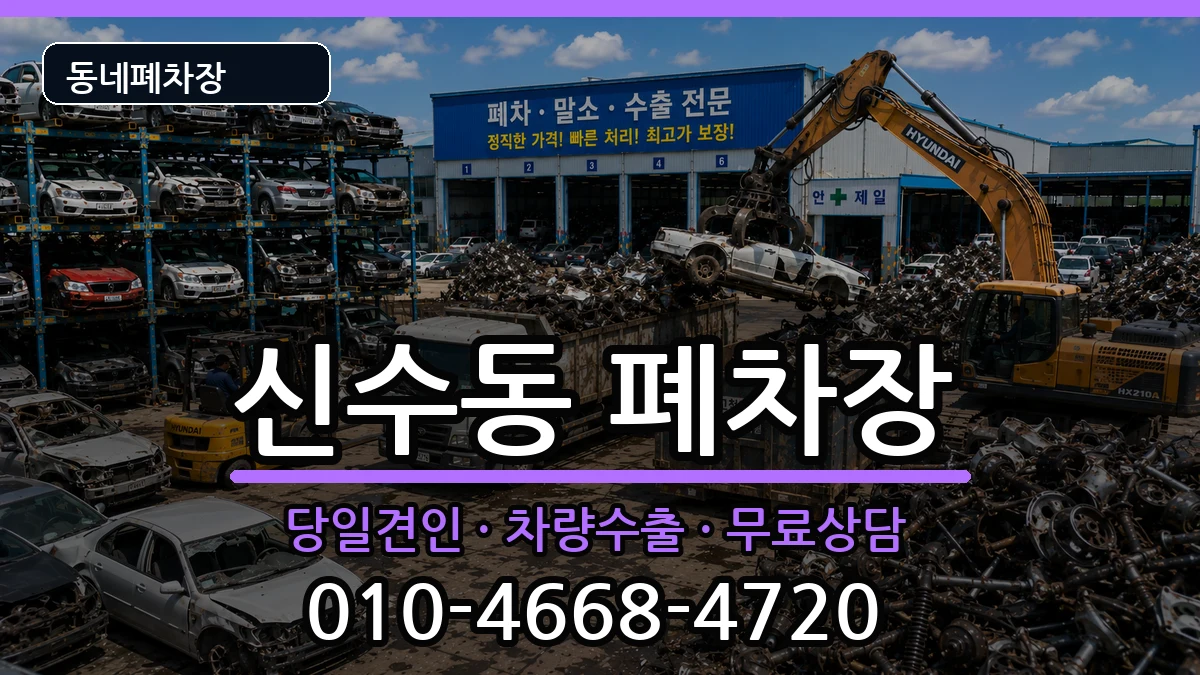 서울특별시마포구신수동 폐차 서울특별시마포구신수동 폐차 차량 처리 안내 이미지 1