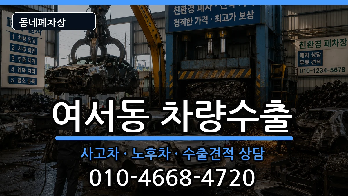 전라남도여수시여서동 차량수출 전라남도여수시여서동 차량수출 차량 처리 안내 이미지 2