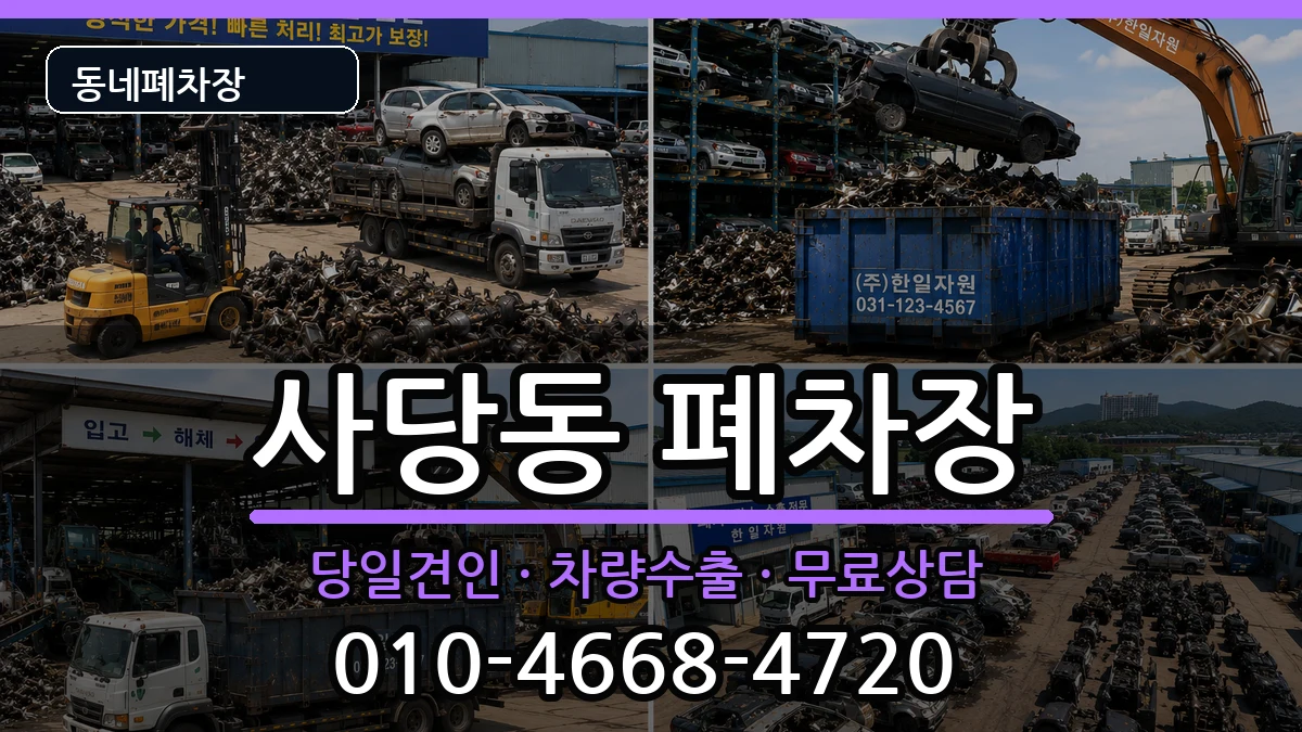 서울특별시동작구사당동 폐차 서울특별시동작구사당동 폐차 차량 처리 안내 이미지 3