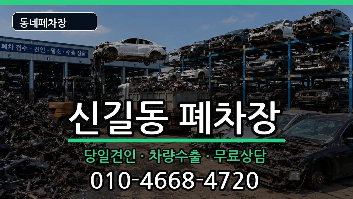 서울특별시영등포구신길동  폐차 비용형
