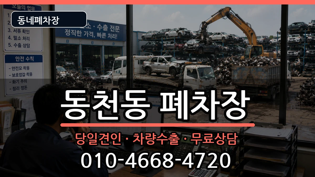 경상북도경주시동천동 폐차 경상북도경주시동천동 폐차 차량 처리 안내 이미지 1