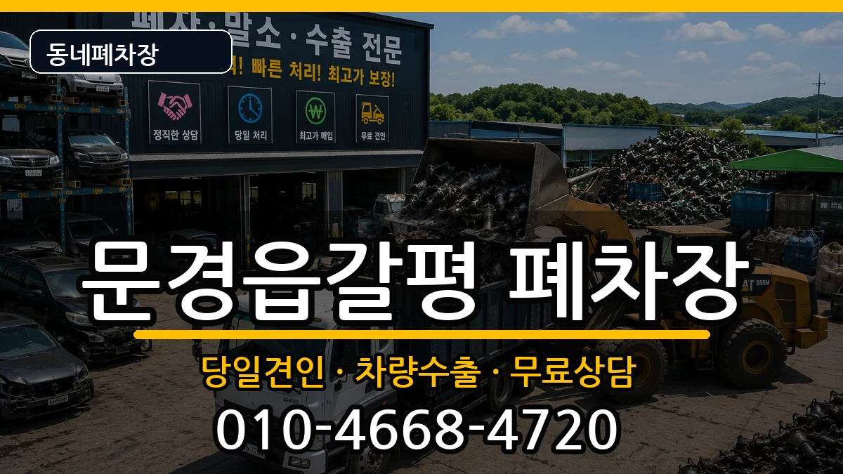 경상북도문경시문경읍갈평 폐차 경상북도문경시문경읍갈평 폐차 차량 처리 안내 이미지 1