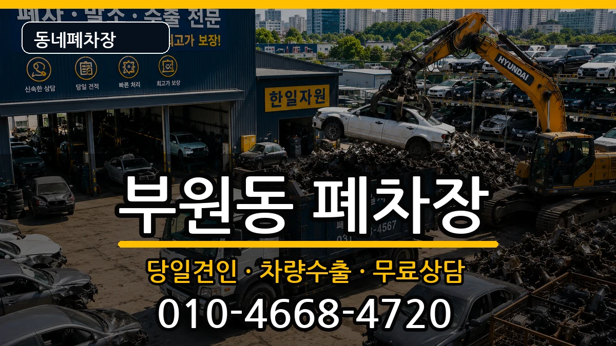 경상남도김해시부원동 폐차 차량 처리 안내 이미지 3