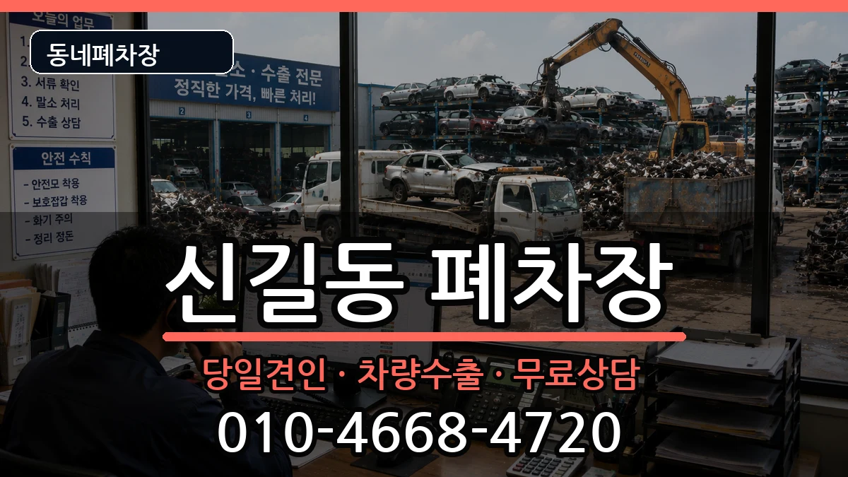 서울특별시영등포구신길동 폐차 서울특별시영등포구신길동 폐차 차량 처리 안내 이미지 2
