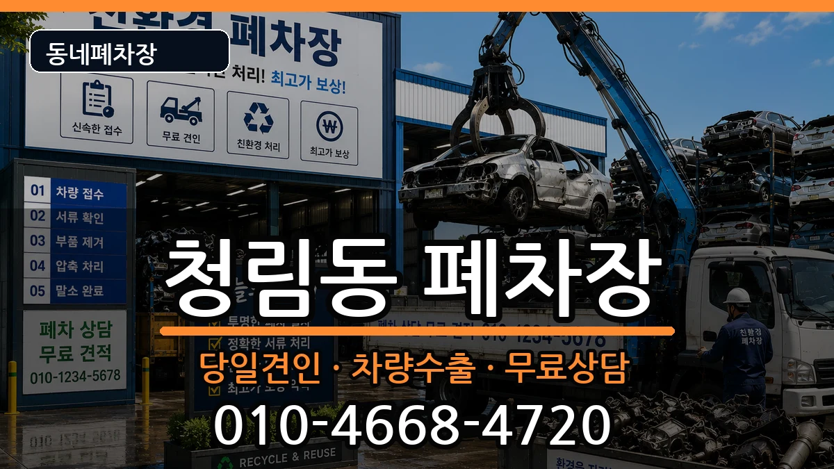 경상북도포항시남구청림동 폐차 경상북도포항시남구청림동 폐차 차량 처리 안내 이미지 1