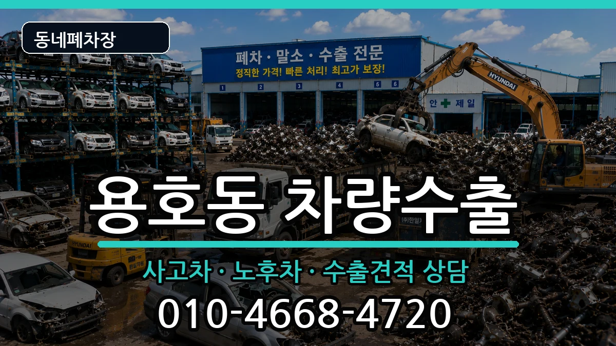 부산광역시남구용호동  차량수출 주의사항형