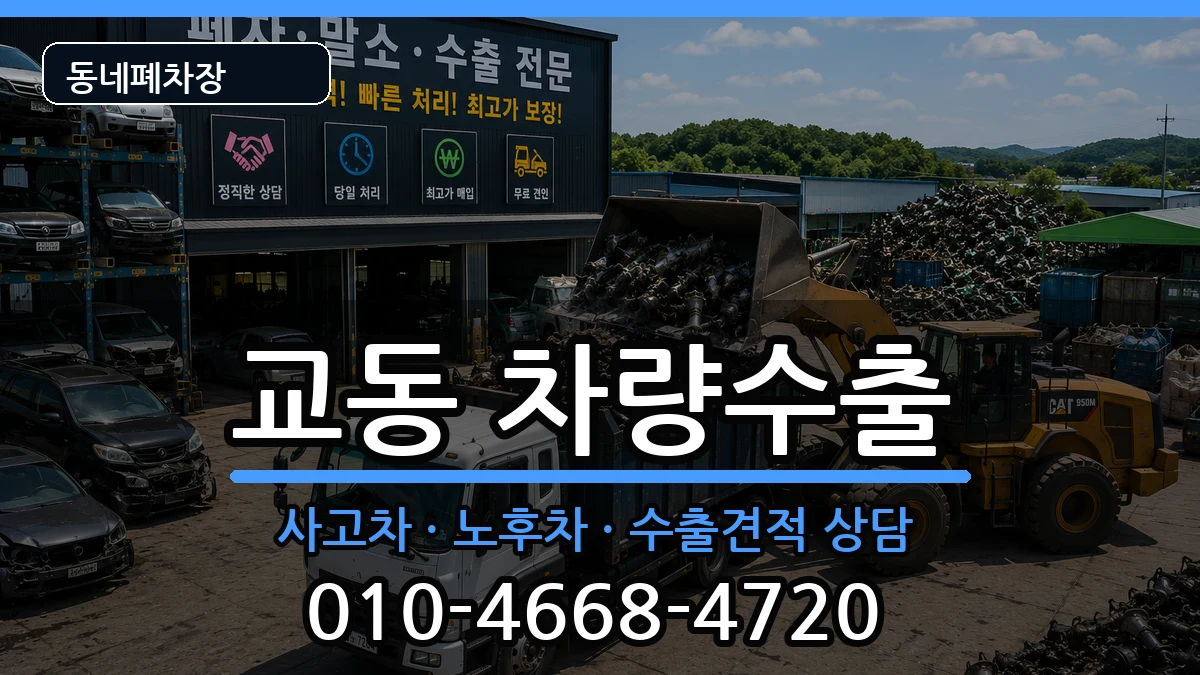 경상남도밀양시교동 차량수출 차량 처리 안내 이미지 3