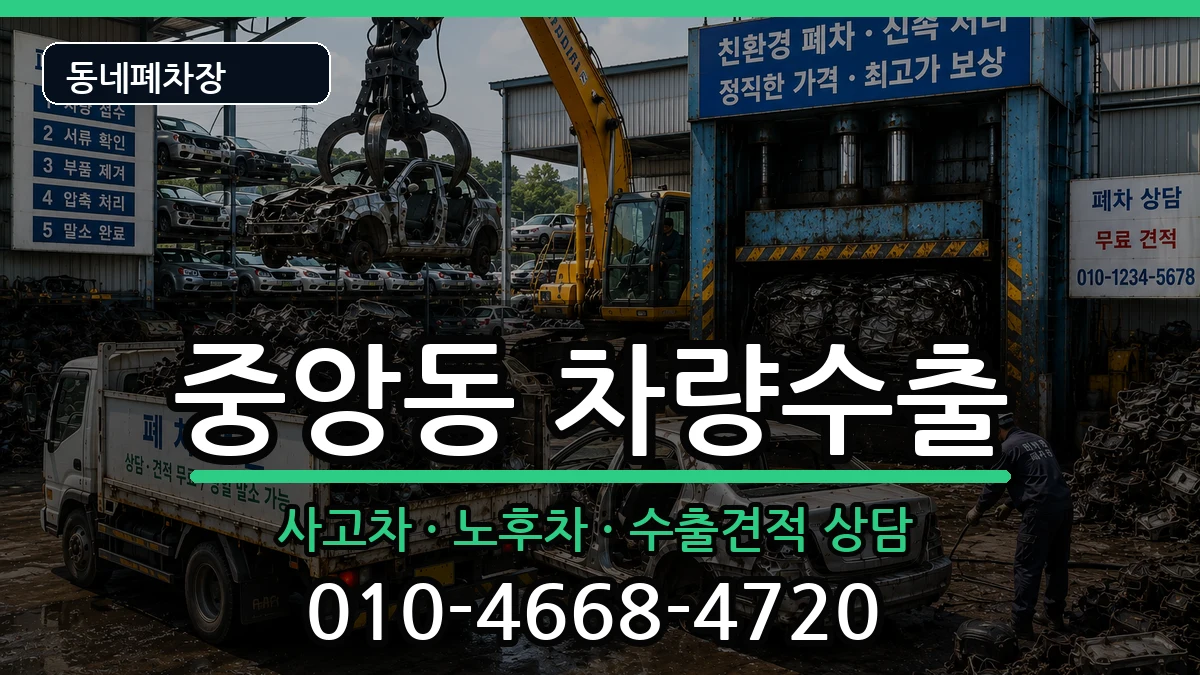 경상남도양산시중앙동 차량수출 차량 처리 안내 이미지 2