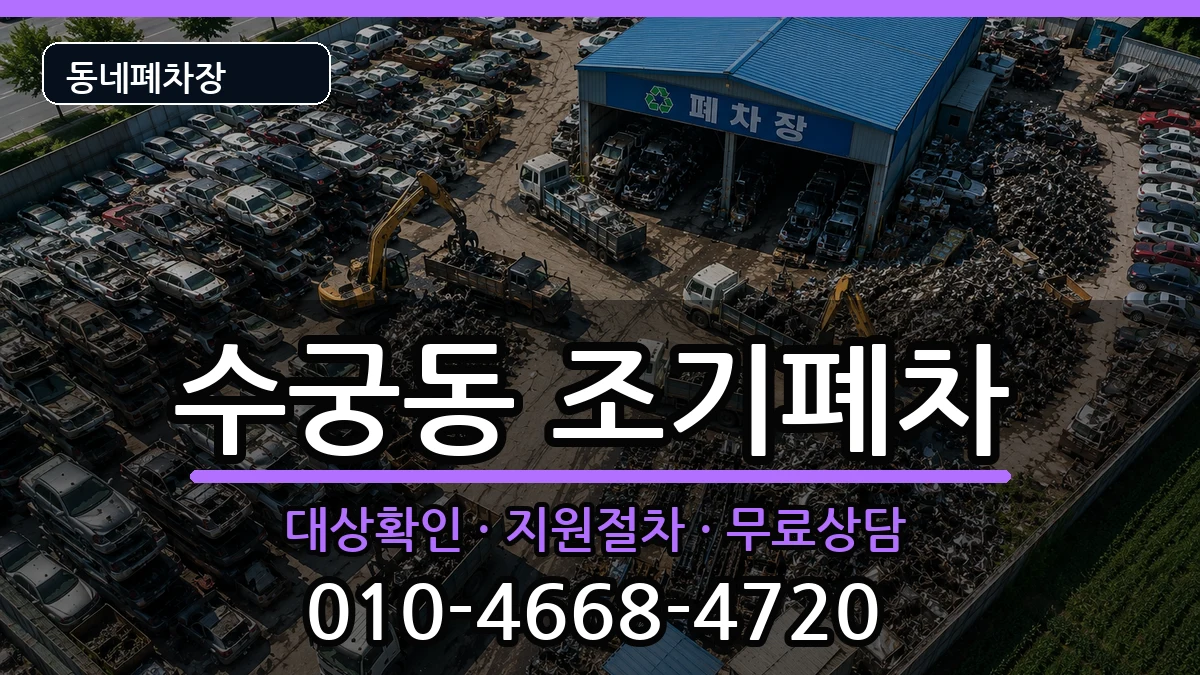 서울특별시구로구수궁동 조기폐차 차량 처리 안내 이미지 1