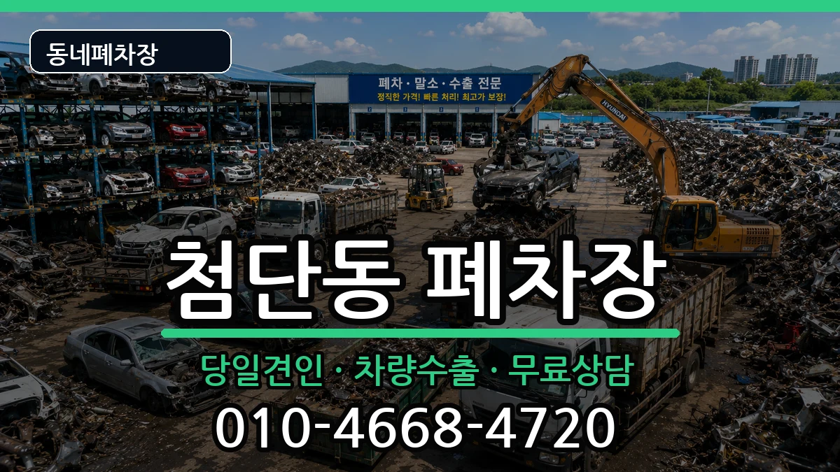 광주광역시광산구첨단동  폐차 비용형
